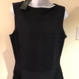 Ralph Lauren black top w/beaded bottom XL